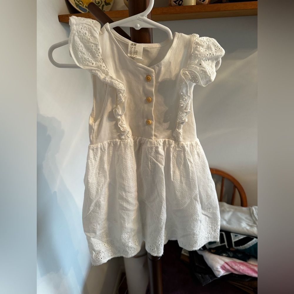 2T white dress